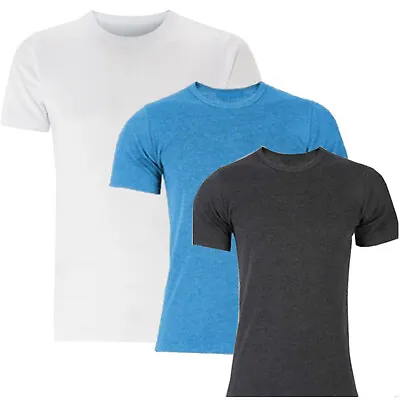 Mens Basic Thermal Short Sleeve T Shirt Winter Underwear Vest Medium Large Top • £4.99