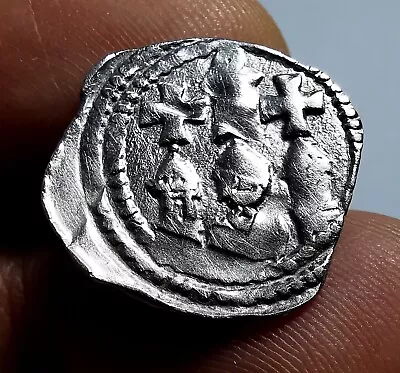 SCARCE European Medieval Silver Friesacher Pfennig Coin 1147-1246 AD LOT2 • $1