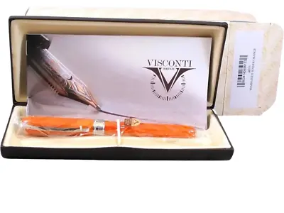 Visconti Rembrandt Rollerball Pen In Orange 48333 • $199