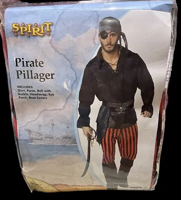 Pirate Pillager Adult XL Spirit Halloween Costume 7 Pcs - New In Package • $30