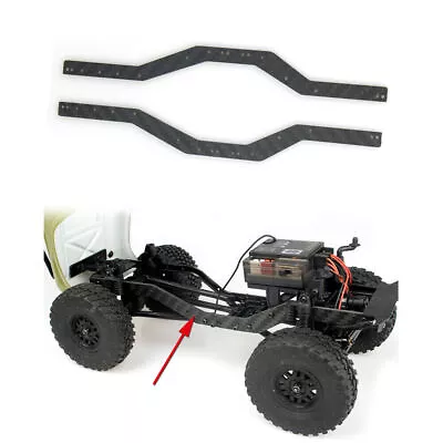 New Carbon Fiber Chassis Frame Rails For SCX24 90081 RC Rock Crawler Accessory • $15.58