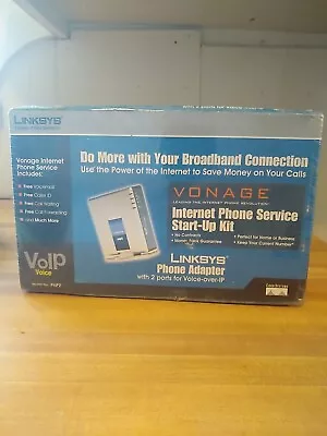 Linksys Phone Adapter Vonage With 2 Port Voice Over IP VOIP PAP2~~FACTORY SEALED • $22.90