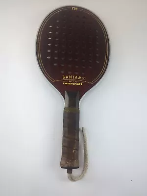 Vintage Bantam By Marcraft Paddle Ball Racquet APTA Equipment Wooden • $14.99