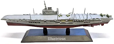 HMS Illustrious Aircraft Carrier 1940  1:1250 Scale Diecast And Plastic Model • £11.99