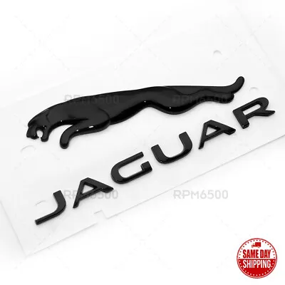 OEM Jaguar Gloss Black Liftgate Tailgate Hatch Emblem Badge Nameplate T2R27585 • $54.99
