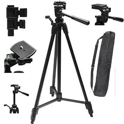  72  Pro Tripod For Canon Eos Rebel T5i T3i T4 T5 5dmkii 7dmkii 80d 6d 60d T3 Xt • $44.88