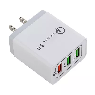 30W Fast Quick Charge QC 3.0 USB Wall Charger Adapter US Plug For IPhone/Samsung • $7.49