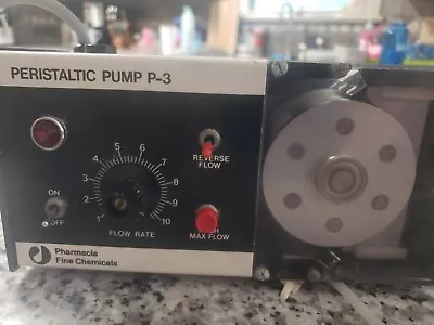 Peristaltic Pump P-3 Pharmacia Powers On Unable To Test. • $175