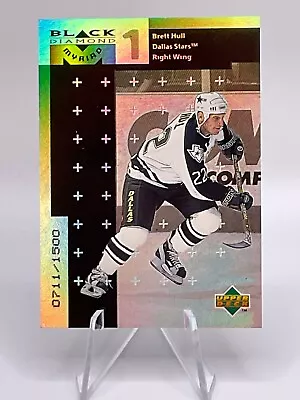 Brett Hull 1998-99 Upper Deck Black Diamond Myriad #M16 Stars /1500 HOF Sharp! • $9