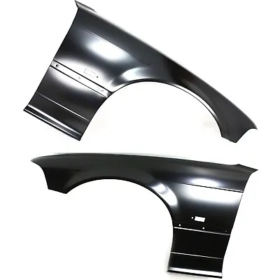 Fender Set For 1992-1995 BMW 325i Coupe Front Primed W/Signal Light Hole Pair • $177.74
