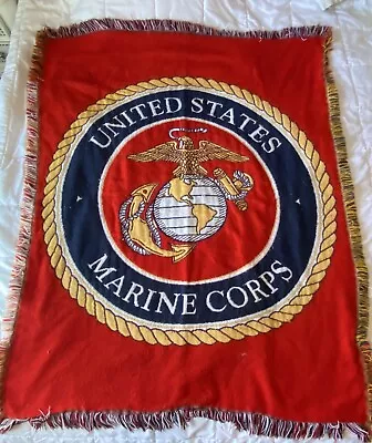 United States Marine Corps The Northwest Company Throw Blanket 46” X 57”  USMC • $24