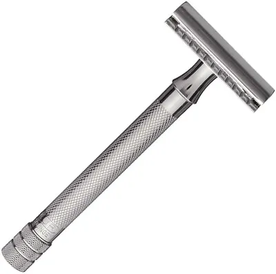 Dovo Safety Razor Double Edge Chrome Plated Construction W/One Replaceable Blade • $33.79