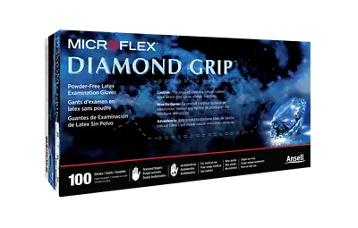 1000PK Microflex MF-300-XL Diamond Grip Disposable Latex Exam Gloves Powder Free • $139.95