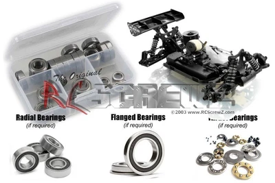 $55.79 • Buy RCScrewZ XRAY XB9 Nitro 2013 (#350008) Rubber Shielded Bearing Kit - Xra043r