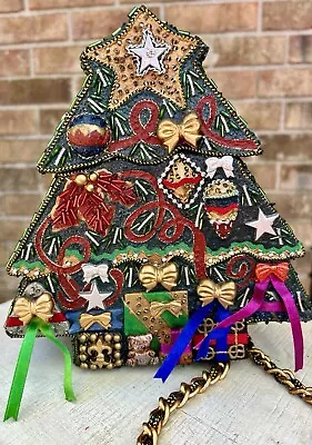 Mary Frances Christmas Tree Holiday Magic Crossbody Handbag • $95.99