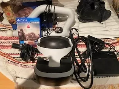 PS VR Headset With Camera + Game + Aim Controller + PS5 Dongle • $300