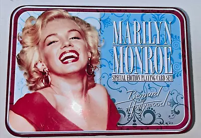Marilyn Monroe Bernard Of Hollywood Special Edition Playing Card Set Tin • $39.99