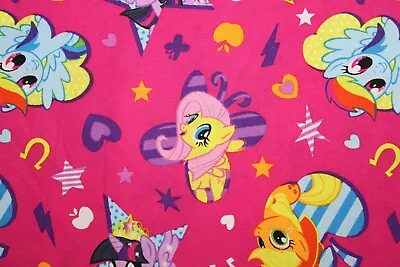 My Little Pony Fabric. BTY X44 . Pink Pony Cutie Toss. See Pics. More Avail.RB97 • $6.50