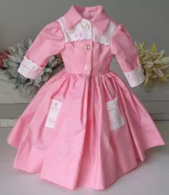 ~ Rare Vintage Madame Alexander Elise Doll Pink Dress Mint ~ White Eyelet Trim • $725