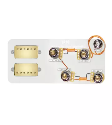 920D Custom Combo Kit For Les Paul With Gold Smoothie Humbuckers And LP50-L W... • $289.99