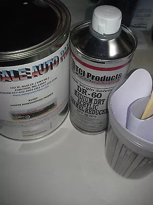 NSPR-1587 Non-Sanding Direct To Metal Enamel Base White Primer/Sealer Gallon Kit • $133.95