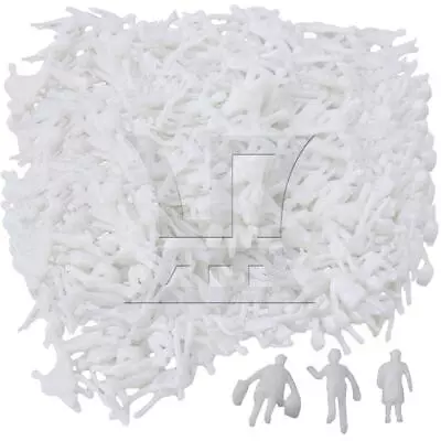 1000PCS Unpainted Model Figures Miniature People Passerby Scale 1:200 • $20.22