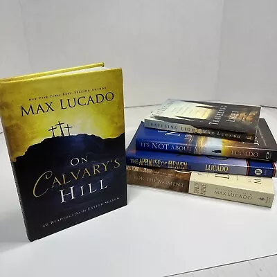 5 Max Lucado Christian Inspiration Books 2 Hardcover 3 Paperbacks Religion Faith • $33.33