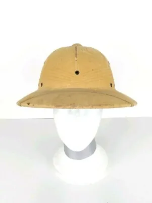 Safari Antique Pith Jungle Garden Hunting Sun Hat Vintage Helmet Adjustable  • $95