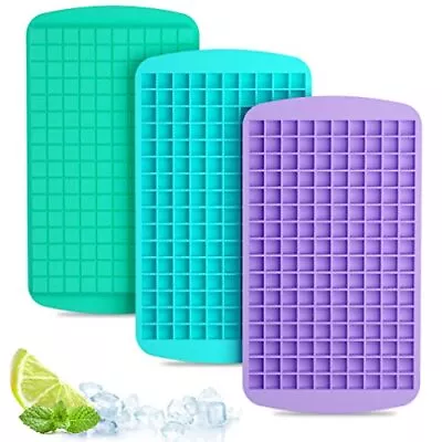 Upgrade Mini Ice Cube Trays 3 Pack 480 Small Easy-Release Ice Tray For Freez... • $13.85