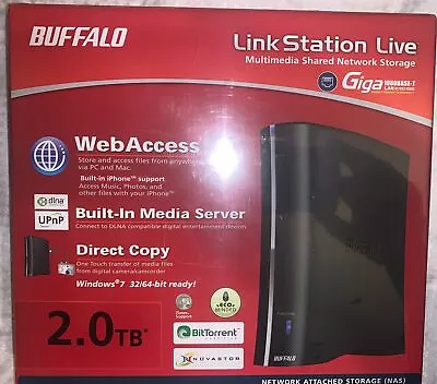 Buffalo Linkstation Live 2 TB BNIB NAS Storage • £125