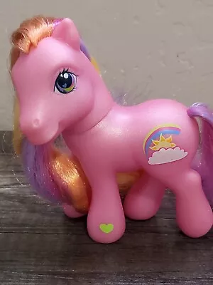 Vintage 2002 Hasbro MLP My Little Pony G3 Rainbow Flash Super Long Hair AQ • $11.01