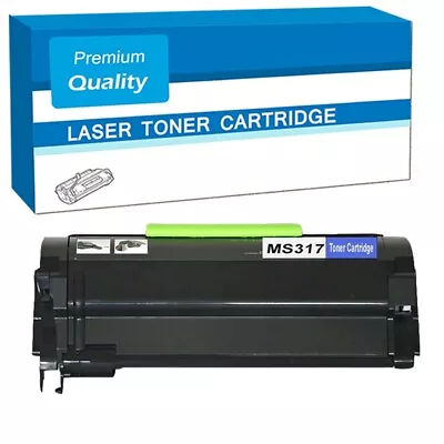 Black Toner Cartridge For Lexmark MS417dn MS517dn MS617dn MX317dn MS317 MX417de • £16.99