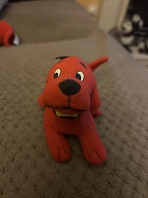 Vintage Rare 2003 McDonalds Clifford The Big Red Dog 3  Sitting 6  Long Plush VG • £4