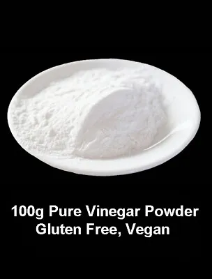 100g  Food Grade Acetic Acid  (Vinegar ) Powder    Vegan Gluten Free  • $9.50