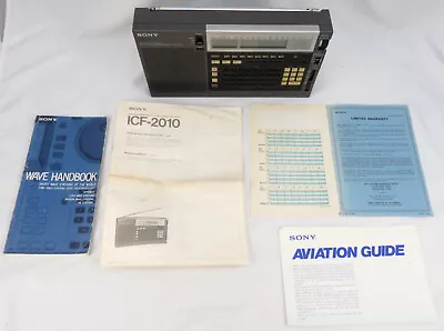 Vintage Sony ICF-2010 Shortwave Radio Air/FM/LW/MW/SW PLL Synthesized Receiver • $225