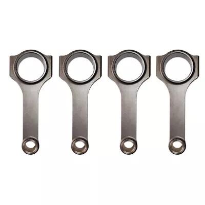 4x Forged H-beam 5.459'' Connecting Rods Rod For Honda Civic Crx D16l No Bolts • $299