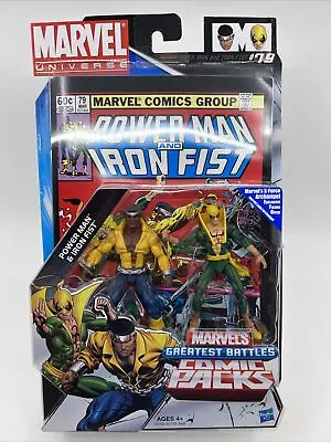 Marvel Universe Greatest Battles Comic Pack Power Man & Iron Fist W/Comic B3 New • $49.99