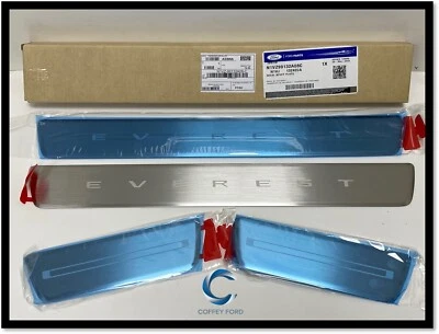 $150 • Buy 4 X Genuine Ford  EVEREST  Alloy Scuff Plates Front & Rear MY22 Next Gen