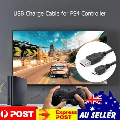 $9.99 • Buy 3m Micro USB Charger Cable For Sony PS PS4 Wireless Controller
