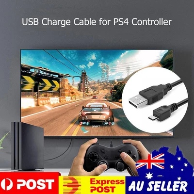 $9.99 • Buy 3m Micro USB Charger Cable For Sony PS PS4 Wireless Controller