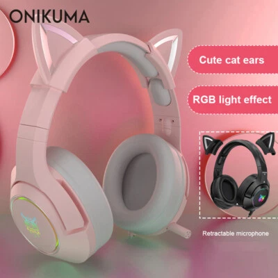 $33.99 • Buy Gaming Headset USB Wired LED Headphones Stereo With Mic For PC Laptop & Desktop