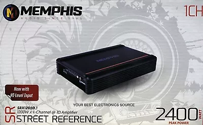 NEW Memphis SRX1200D.1 Street Reference Series 1 Chan. MONO Car Audio Amplifier • $239