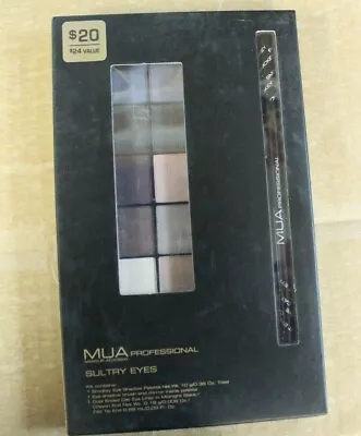 MUA Makeup Academy Professional Sultry Eyes Pallette With Eye Liner - NEW  • $10