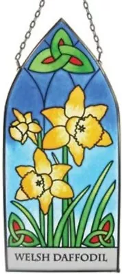 Welsh Daffodil Gothic Panel 20x9.5 Cm • $18.90