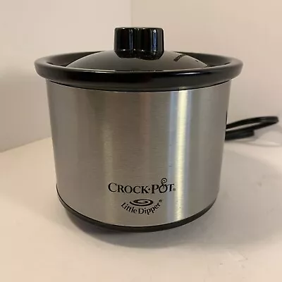 Crock Pot Little Dipper Mini Slow Cooker Stainless Model SCR-05-SC • $14.99