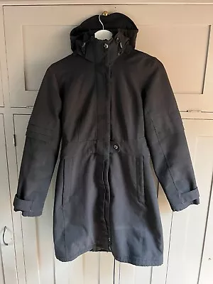 Merrell Wakefield Opti Shell Ladies Hooded Long Jacket In Grey - XS Size • £12.50