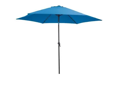 Living Accents 9 Ft. Tiltable Royal Blue Market Umbrella - # UM90BKOBD34RB • $61.99