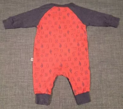 Marquise Size 000 Blue And Red Baby Jumpsuit (Exc Cond) • $4