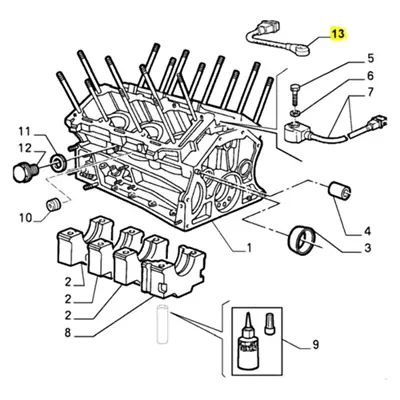 Knock Sensor - Alfa Romeo 147 / 156 / GT / GTA 3.2V6 | 60662824 • $226.52