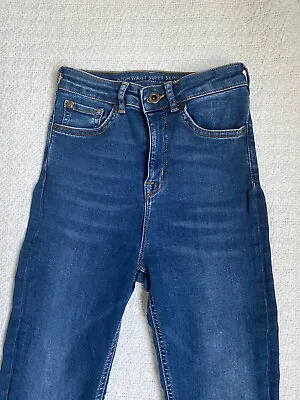 Jack Wills Fernham High Rise Super Skinny 27w 30L • £12